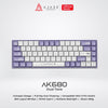 Ajazz AK680 Dual Tone 65% Mechanical Gaming Keyboard Wired Rainbow Light