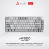 Ajazz AK820 Dual Tone 75% Mechanical Keyboard Wired White Backlight