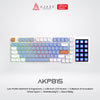 Ajazz AKP815 81 Keys Low Profile Mechanical Keyboard Wired RGB with 4.95-Inch LCD Touch Screen