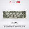 Ajazz AK680 Dual Tone 65% Mechanical Gaming Keyboard Wired Rainbow Light