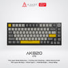 AJAZZ AK820  GTS  75% Hotswappable Mechanical Keyboard With Gasket Mount