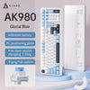 Ajazz AK980 Wireless Mechanical Keyboard Gaming RGB with TFT LCD Screen and Knob