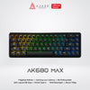 Ajazz AK680 MAX HE Wired Magnetic Switch Rapid Trigger Tap SOCD 65% Mechanical Keyboard up to 8K Polling Rate