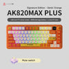 Ajazz AK820 MAX PLUS Wireless Mechanical Keyboard with TFT Color Screen and Volume Knob