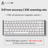 Ajazz ALUX68 Series Full Aluminium CNC Wired Mechanical Keyboard HE Magnetic Switch Rapid Trigger Support Tap SOCD up to 8K Polling Rate