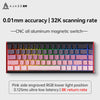 Ajazz ALUX68 Series Full Aluminium CNC Wired Mechanical Keyboard HE Magnetic Switch Rapid Trigger Support Tap SOCD up to 8K Polling Rate