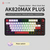 Ajazz AK820 MAX PLUS Wireless Mechanical Keyboard with TFT Color Screen and Volume Knob