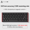 Ajazz ALUX68 Series Full Aluminium CNC Wired Mechanical Keyboard HE Magnetic Switch Rapid Trigger Support Tap SOCD up to 8K Polling Rate