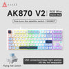 Ajazz AK870 V2 Wireless / Wired Mechanical Gaming Keyboard