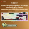 Ajazz AK35I V4 Wireless Mechanical Gaming Keyboard Fullsize with Screen and Knob