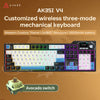Ajazz AK35I V4 Wireless Mechanical Gaming Keyboard Fullsize with Screen and Knob