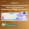 Ajazz AK35I V4 Wireless Mechanical Gaming Keyboard Fullsize with Screen and Knob