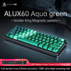 Ajazz ALUX60 Series Hollow Aluminium CNC Wired Mechanical Keyboard HE Magnetic Switch Rapid Trigger Support Tap SOCD up to 8K Polling Rate