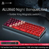 Ajazz ALUX60 Series Hollow Aluminium CNC Wired Mechanical Keyboard HE Magnetic Switch Rapid Trigger Support Tap SOCD up to 8K Polling Rate