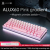Ajazz ALUX60 Series Hollow Aluminium CNC Wired Mechanical Keyboard HE Magnetic Switch Rapid Trigger Support Tap SOCD up to 8K Polling Rate
