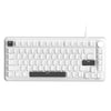 Ajazz AK820 Monochrome V2 Keyboard Mechanical Gaming 75% Gasket Mount Volume Knob Hot-Swap 5 pin