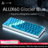 Ajazz ALUX60 Series Hollow Aluminium CNC Wired Mechanical Keyboard HE Magnetic Switch Rapid Trigger Support Tap SOCD up to 8K Polling Rate