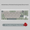 Ajazz QS87 Series Aluminium Alloy Wireless Mechanical Keyboard