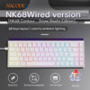 Ajazz x Nacodex NK68 Wired Mechanical Keyboard Colorful With Side Ambient RGB Lighting Box