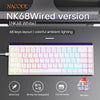 Ajazz x Nacodex NK68 Wired Mechanical Keyboard Colorful With Side Ambient RGB Lighting Box